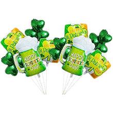 Load image into Gallery viewer, St Patrick&#39;s Day Decorations, 10 pcs Balloon Green Lucky Irish Party Supplies Accessories, Shamrock Balloon(10pcs)