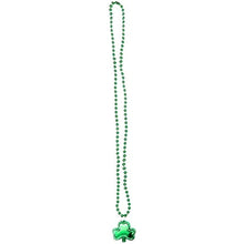 Load image into Gallery viewer, GIGA GUD 12 PCS St. Patrick&#39;s Day Necklace Green Shamrock Beads Necklaces Top Hat Green Bead Necklaces Party Favor Necklaces Mardi Gras Costume Accessory Supplies Decoration