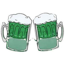 Load image into Gallery viewer, 6 Pairs St.Patrick&#39;s Day Plastic Glasses Irish Shamrock Eyeglasses Glitter Green Clover Hat Eyewear Photo Props Costume Accessories for St. Patrick&#39;s Day Party Favors Irish Green Supplies Accessories