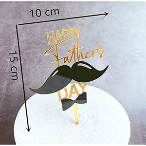 Happy Father's Day Cake Topper Cake topper Acrylic Cake topper Decorative Party Cake Decoration for Father's Day(tie)