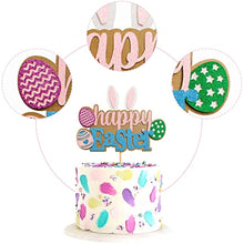 Load image into Gallery viewer, Rabbit Cake Topper Easter Cake Topper Bunny Cake Topper Easter Party Cake Topper Decorations, 1pcs (Kraft)
