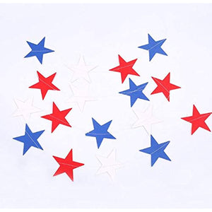 4th of july decorations Independence Day Party Decoration Patriotic Decorations Star Shape Balloons Dot Print Latex Balloons for 4th of July Party Supplies(37 Pieces-dot)