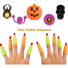 Load image into Gallery viewer, 119 Pcs Halloween Toys Assortment for Kids Halloween Goodie Bag Stuffers Fillers Halloween Gifts Treat Bags Halloween Party Favors School Classroom Halloween Prizes (119 pcs)