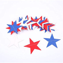 Load image into Gallery viewer, 4th of july decorations Independence Day Party Decoration Patriotic Decorations Star Shape Balloons Dot Print Latex Balloons for 4th of July Party Supplies(37 Pieces-dot)