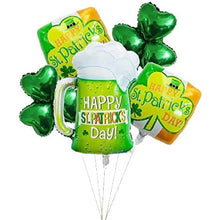 Load image into Gallery viewer, St Patrick&#39;s Day Decorations, 10 pcs Balloon Green Lucky Irish Party Supplies Accessories, Shamrock Balloon(10pcs)