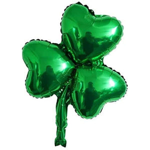 12 PCS Shamrock Foil Balloons Clover Balloon 19 inch for St. Patrick's Day Party Birthday Party Shamrock Balloon Irish Festival Party St. Patrick's Day