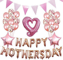 Load image into Gallery viewer, HAPPY MOTHER&#39;S DAY party balloon backdrop (pink)