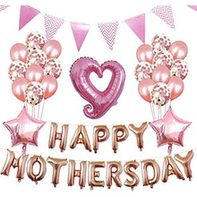 Load image into Gallery viewer, HAPPY MOTHER&#39;S DAY party balloon backdrop (pink)