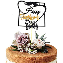 Load image into Gallery viewer, 12 pcs Happy Father&#39;s Day Cake Topper Cake topper Decorative Party Cake Decoration for Father&#39;s Day(square)
