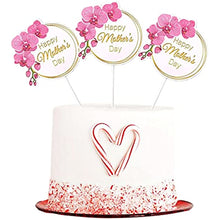 Load image into Gallery viewer, 15 pcs Happy Mother&#39;s Day Cake Topper Mom Letter Cake topper Pink Cake topper Decorative Party Cake Decoration for Mother&#39;s Day