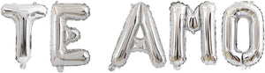 16inch Spanish"TE AMO" I Love You Balloon Letter Balloons Birthday Party Wedding Decoration Balloons Baby Shower(Silver)