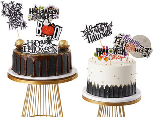 14 pcs Halloween Cake Topper Bat Cake topper Haunted House Cake Topper Halloween Cake Decoration Ghost Cake Decoration Pumpkin Cupcake Decoration for Wizard Party Ghost Party Spider Party
