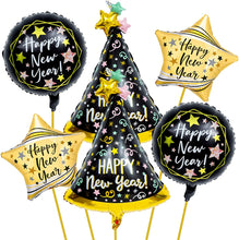 Load image into Gallery viewer, 2023 Balloons New Year Balloons Kit Decorations 2023 Happy New Year Party Supplies 2023 Foil Balloon Banner, Gift for New Year Decor Backdrop (12 PCS)