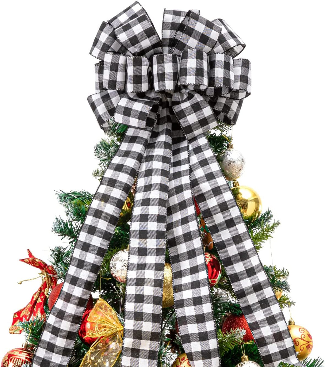 Christmas Tree Topper, Bow Christmas Tree and Wreath Bow - 15